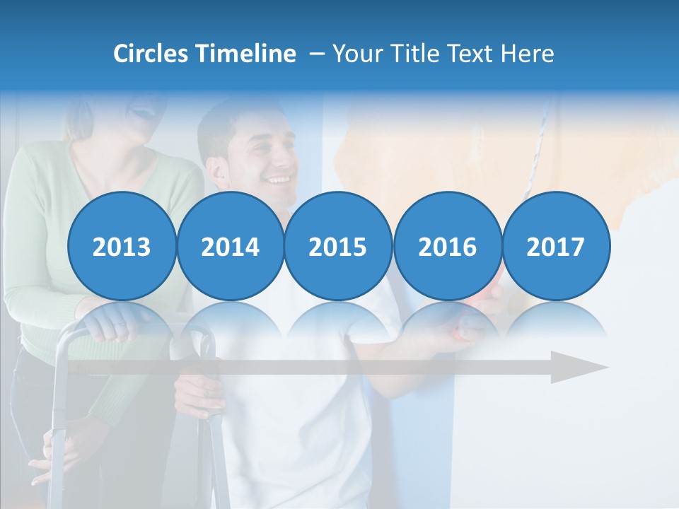 Cheerful Love Moving PowerPoint Template