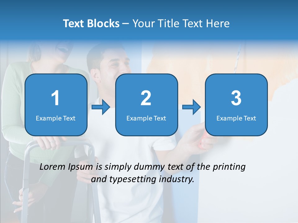 Cheerful Love Moving PowerPoint Template