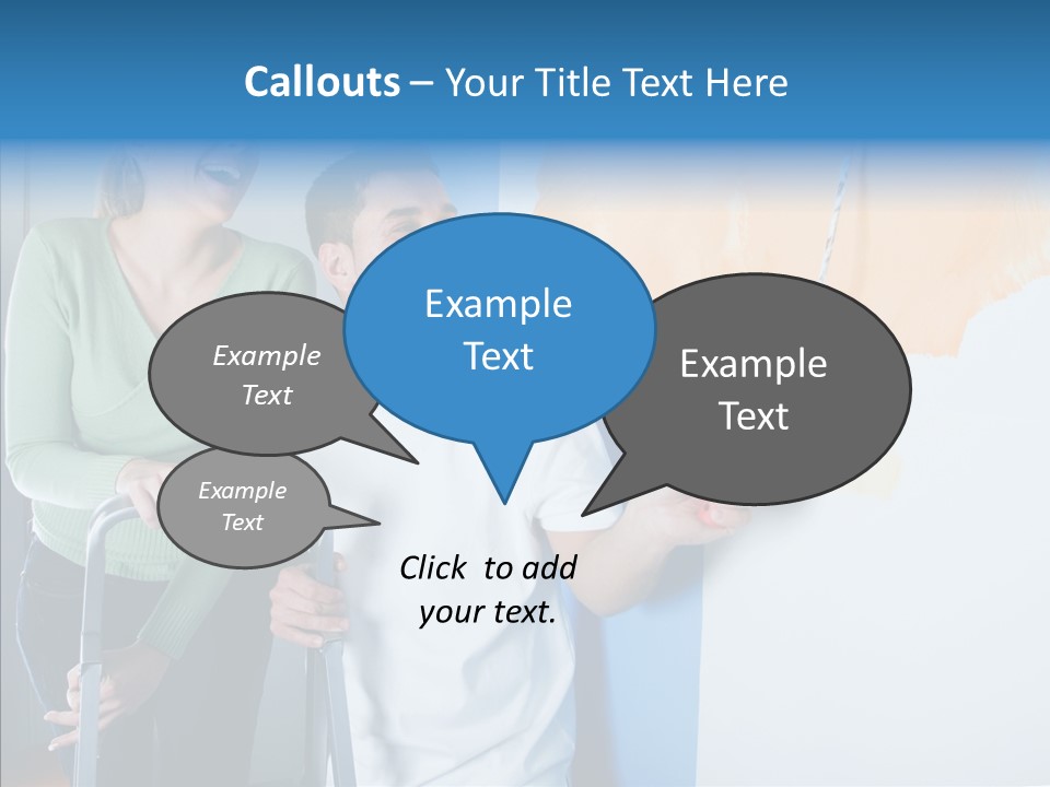 Cheerful Love Moving PowerPoint Template