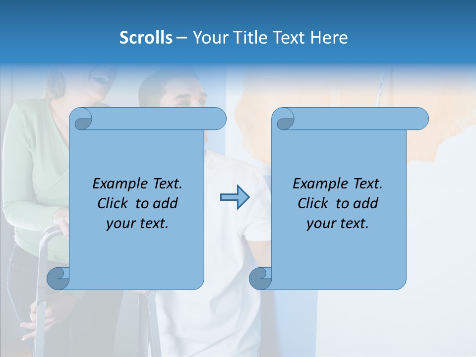 Cheerful Love Moving PowerPoint Template