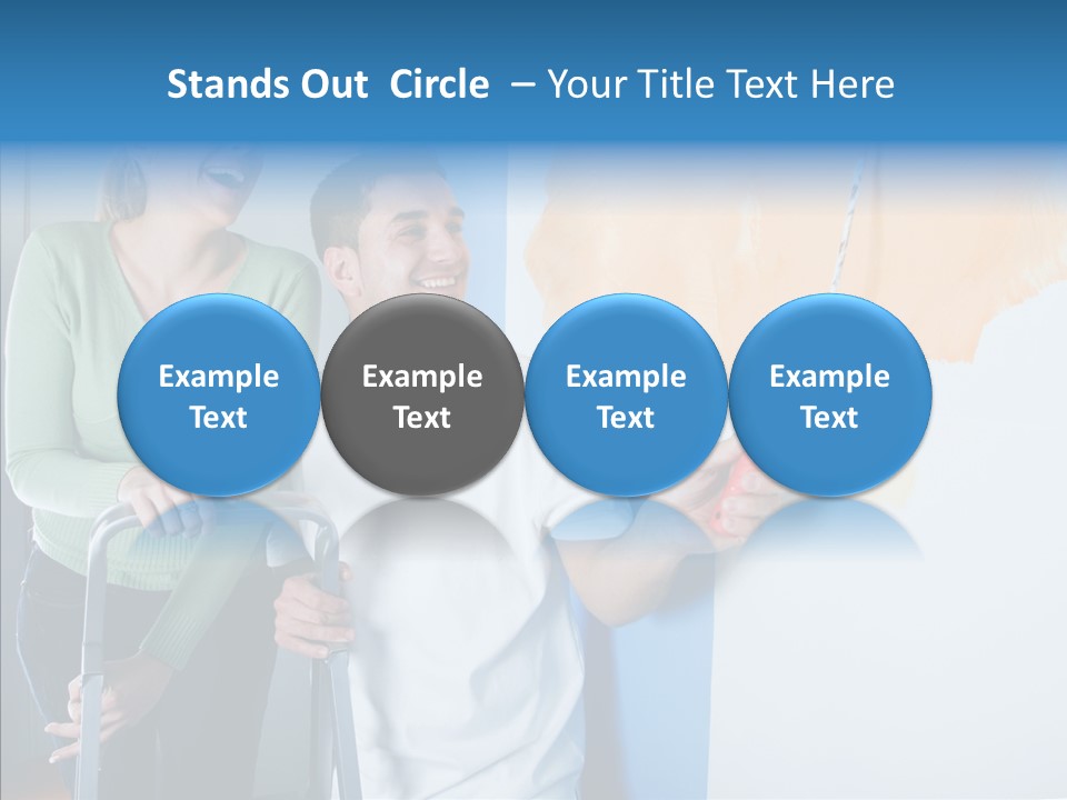 Cheerful Love Moving PowerPoint Template