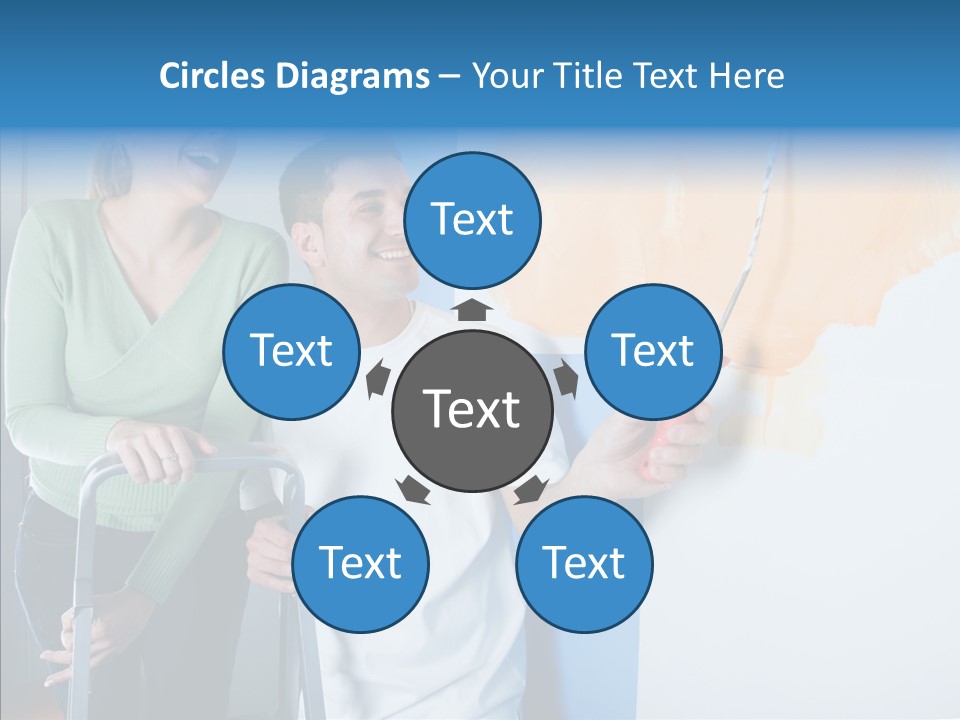 Cheerful Love Moving PowerPoint Template