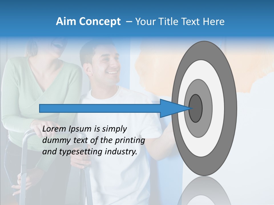 Cheerful Love Moving PowerPoint Template