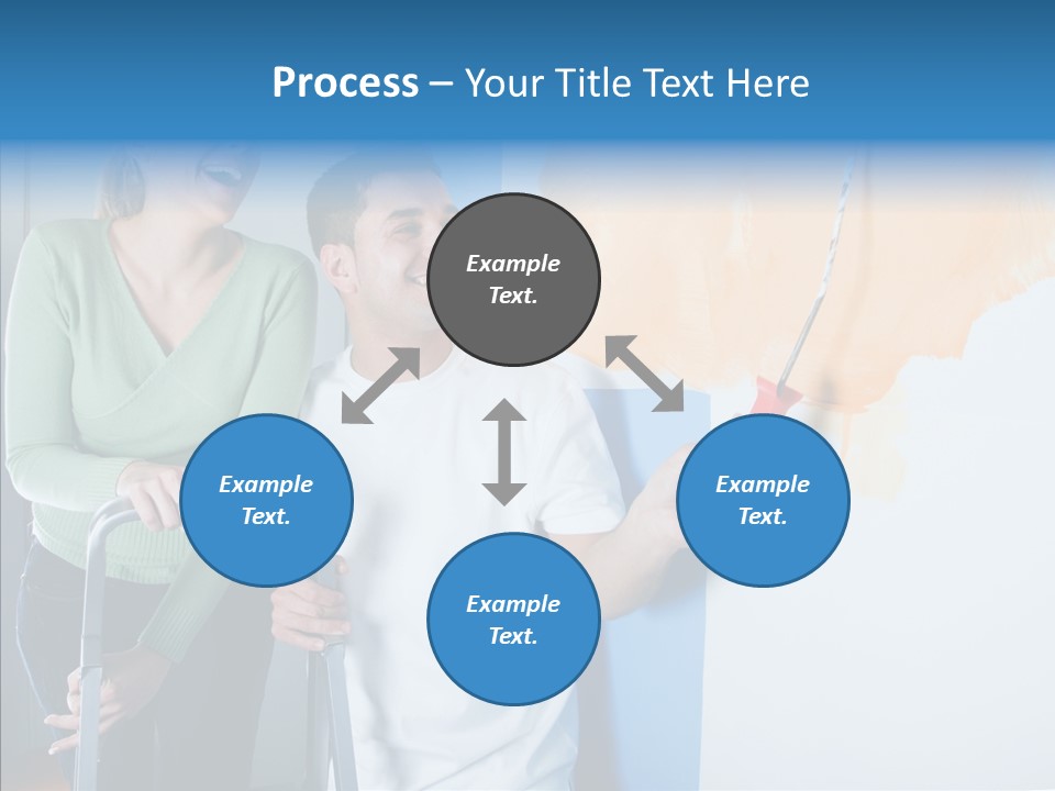 Cheerful Love Moving PowerPoint Template