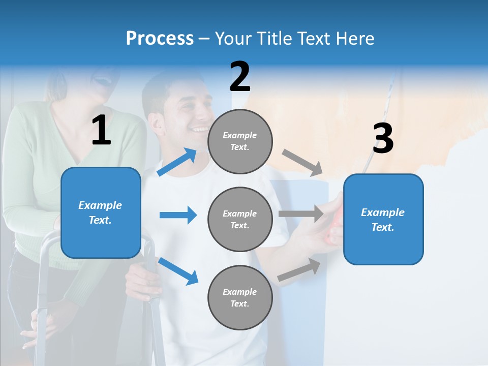 Cheerful Love Moving PowerPoint Template