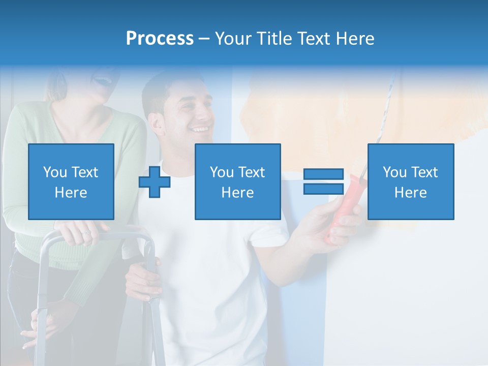 Cheerful Love Moving PowerPoint Template