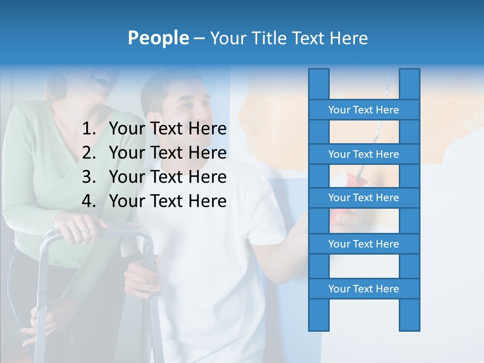 Cheerful Love Moving PowerPoint Template