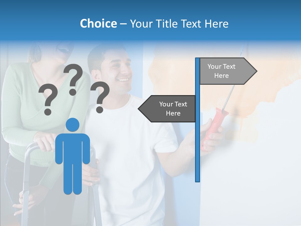 Cheerful Love Moving PowerPoint Template