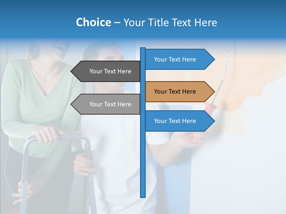Cheerful Love Moving PowerPoint Template