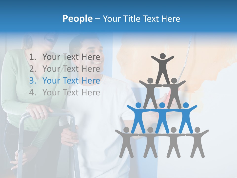 Cheerful Love Moving PowerPoint Template