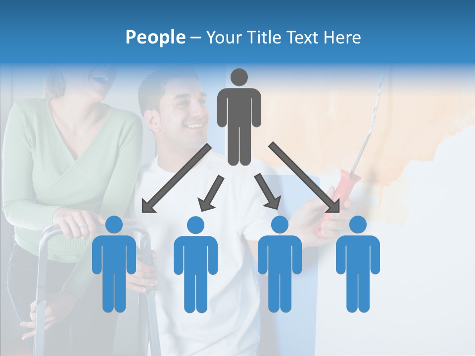 Cheerful Love Moving PowerPoint Template