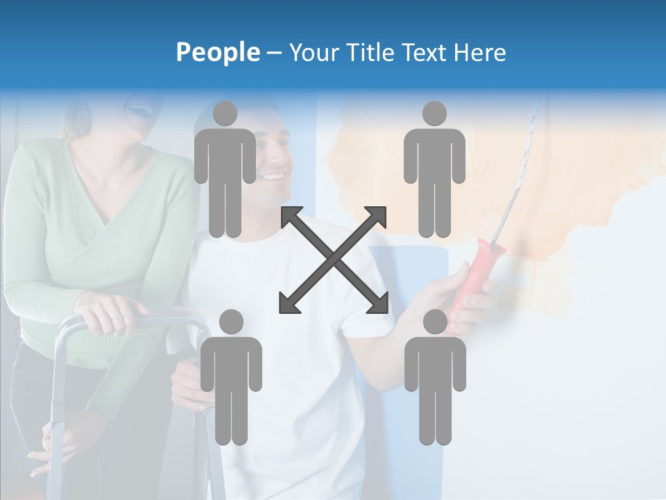 Cheerful Love Moving PowerPoint Template