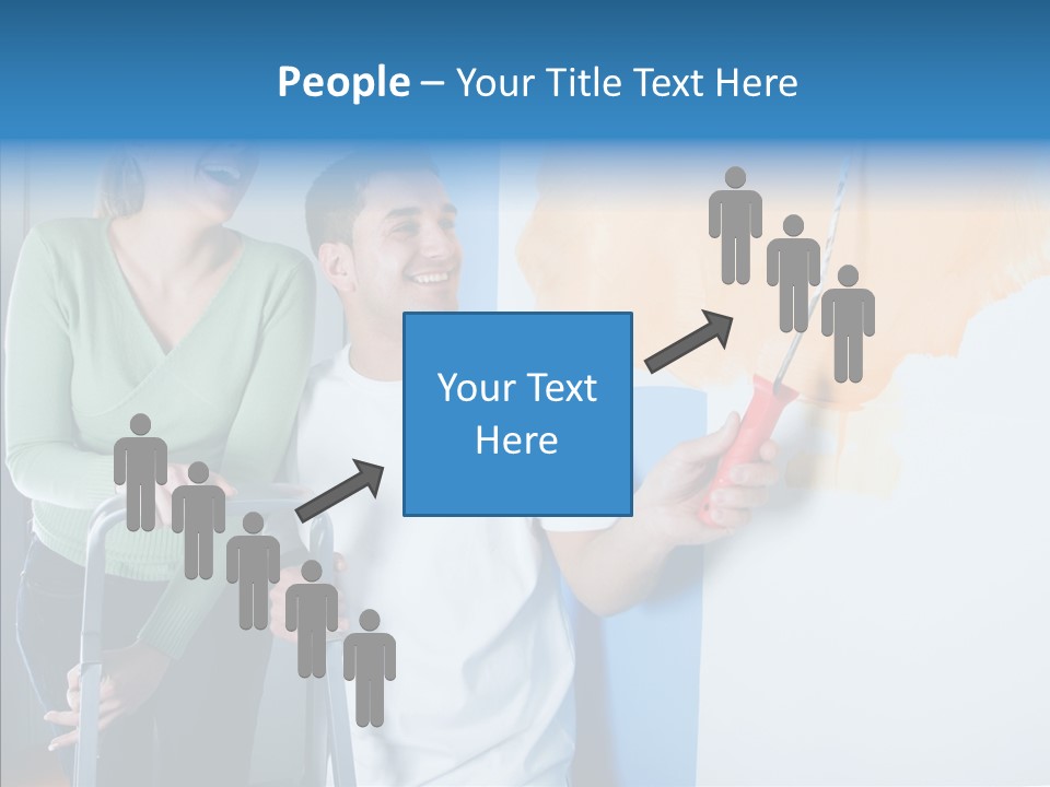 Cheerful Love Moving PowerPoint Template