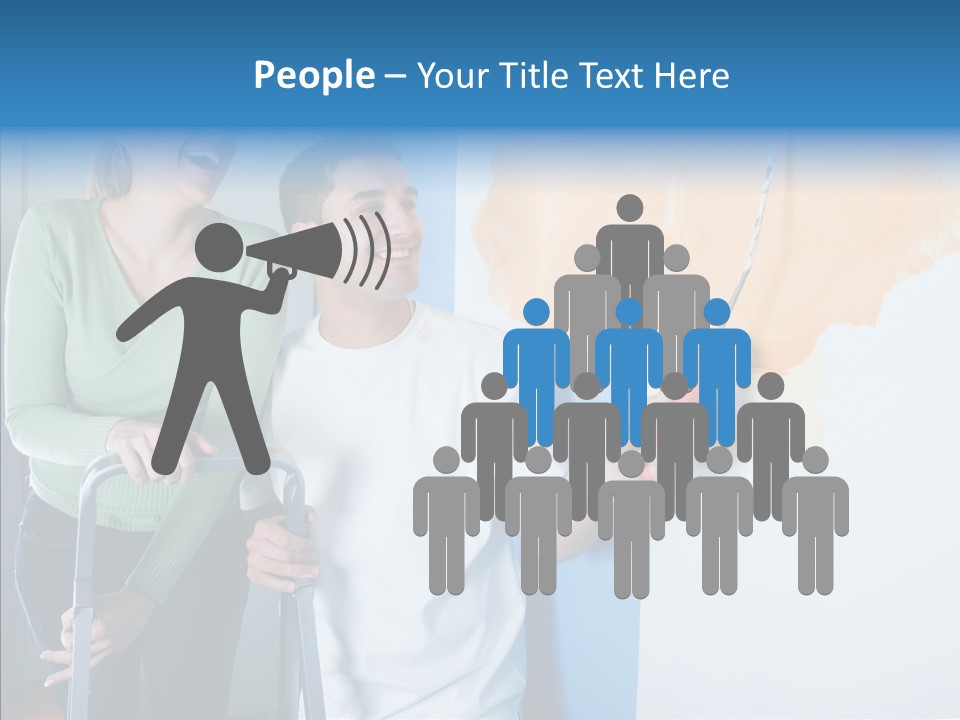 Cheerful Love Moving PowerPoint Template