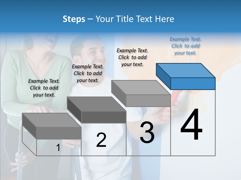 Cheerful Love Moving PowerPoint Template