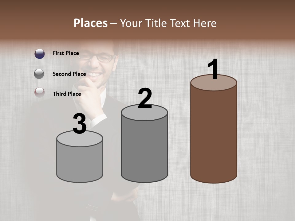 Gray Happy Young PowerPoint Template