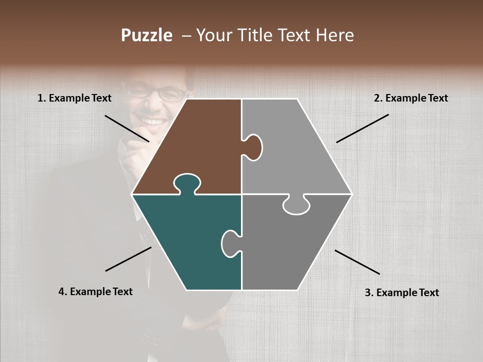 Gray Happy Young PowerPoint Template