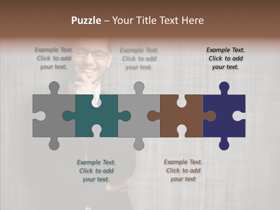 Gray Happy Young PowerPoint Template