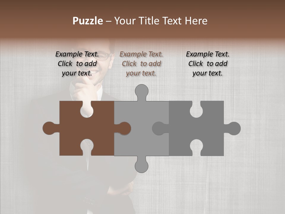 Gray Happy Young PowerPoint Template