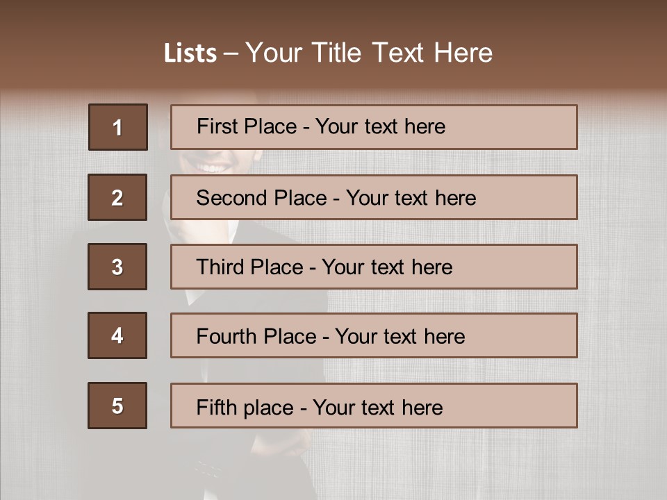 Gray Happy Young PowerPoint Template