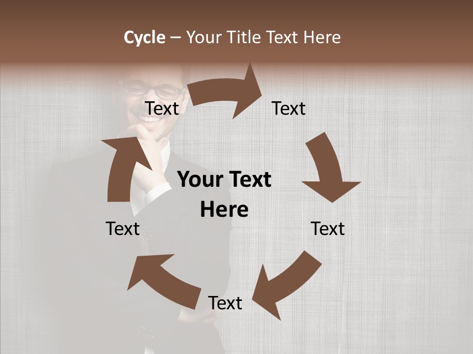 Gray Happy Young PowerPoint Template