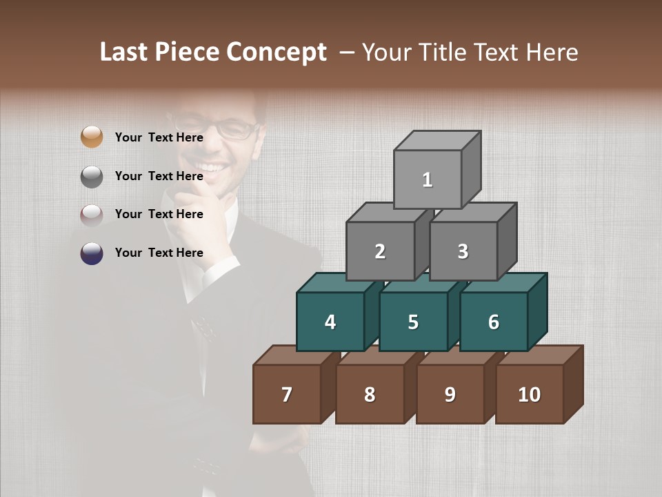 Gray Happy Young PowerPoint Template