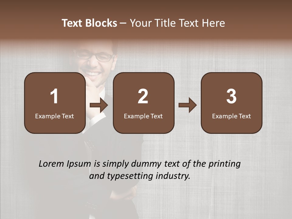 Gray Happy Young PowerPoint Template