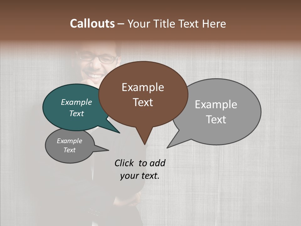 Gray Happy Young PowerPoint Template