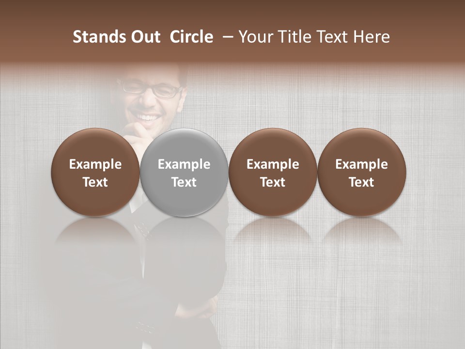 Gray Happy Young PowerPoint Template