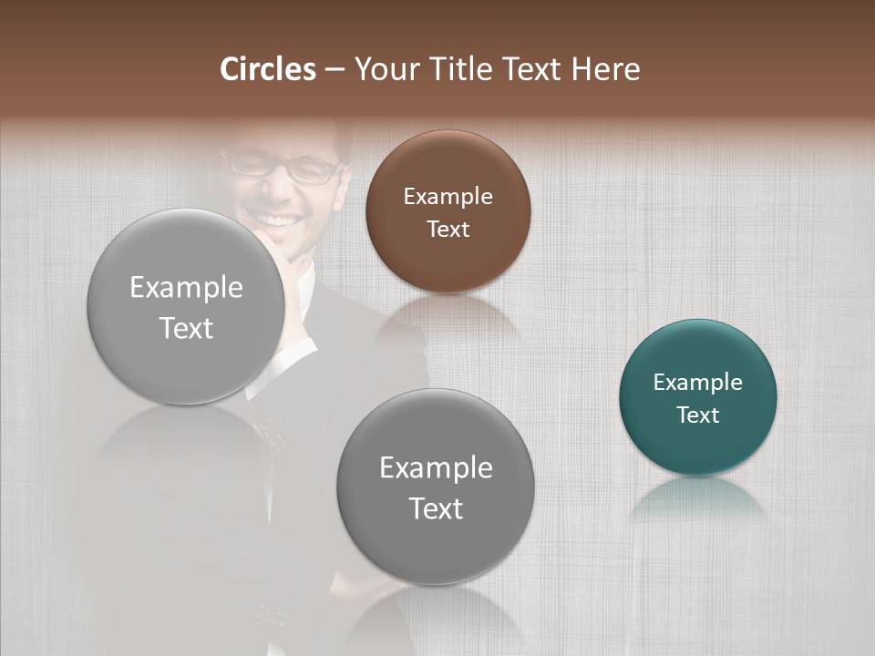 Gray Happy Young PowerPoint Template