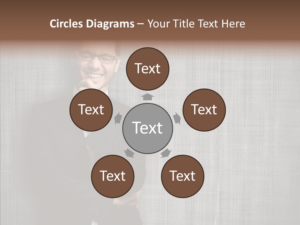 Gray Happy Young PowerPoint Template