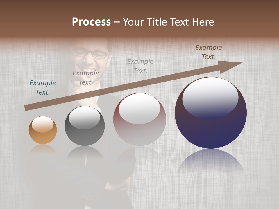 Gray Happy Young PowerPoint Template