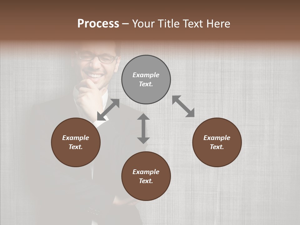 Gray Happy Young PowerPoint Template