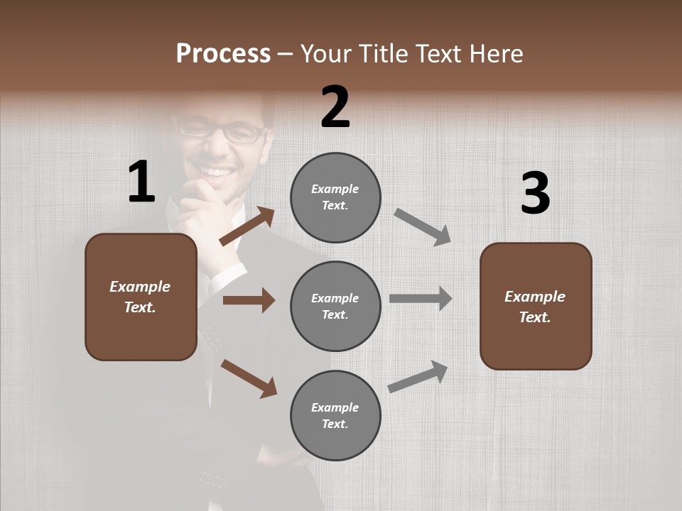 Gray Happy Young PowerPoint Template