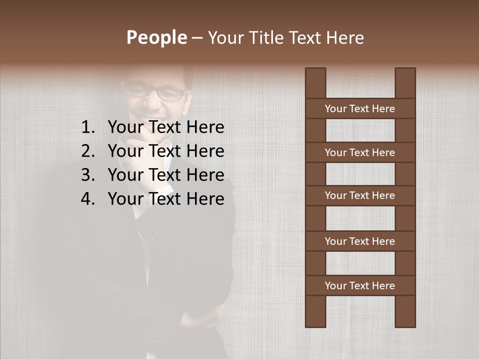 Gray Happy Young PowerPoint Template