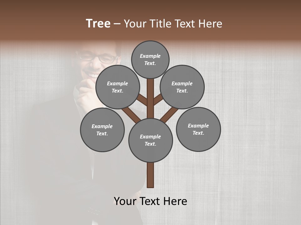 Gray Happy Young PowerPoint Template