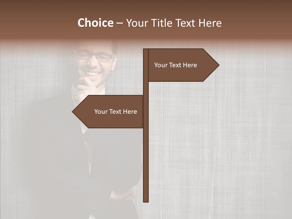 Gray Happy Young PowerPoint Template