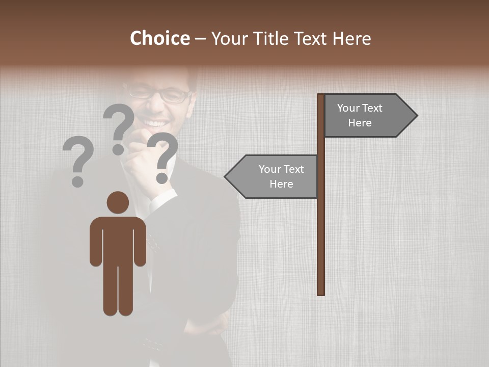 Gray Happy Young PowerPoint Template