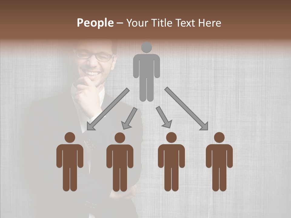 Gray Happy Young PowerPoint Template