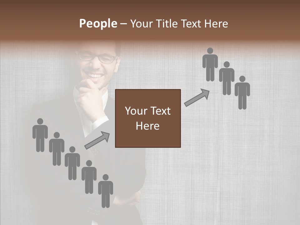 Gray Happy Young PowerPoint Template