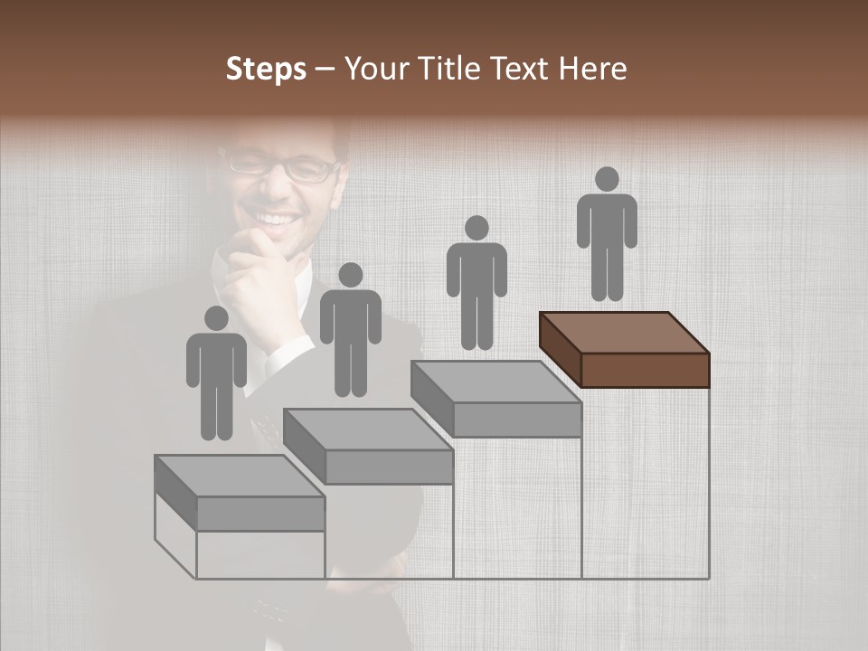 Gray Happy Young PowerPoint Template