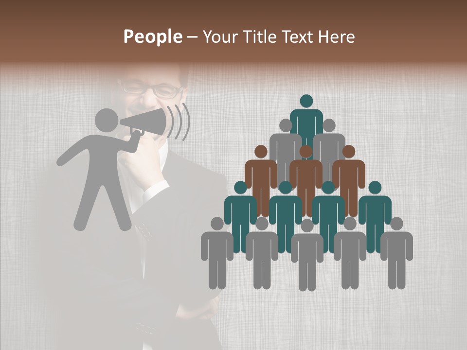 Gray Happy Young PowerPoint Template