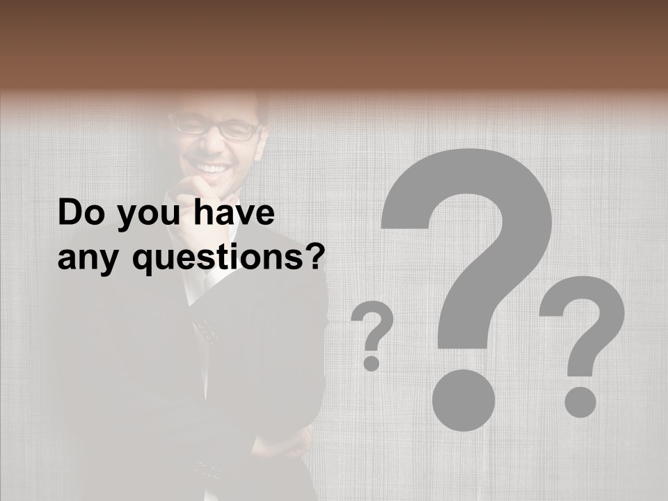 Gray Happy Young PowerPoint Template