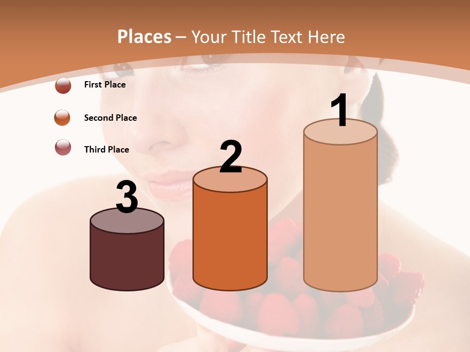 Young Home On White PowerPoint Template