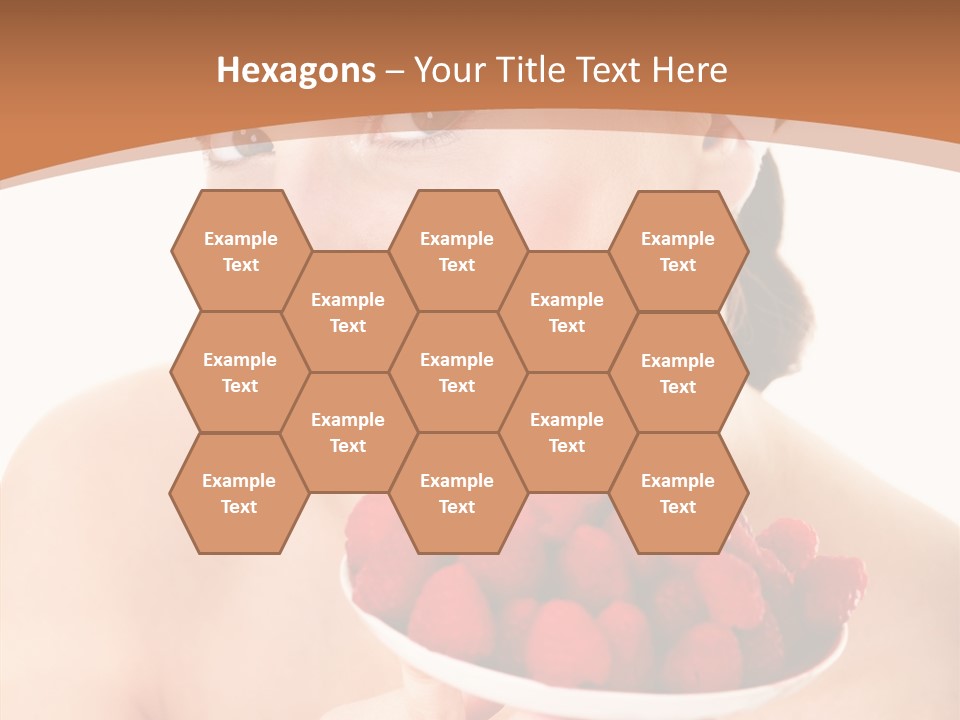 Young Home On White PowerPoint Template