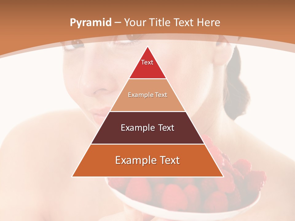 Young Home On White PowerPoint Template