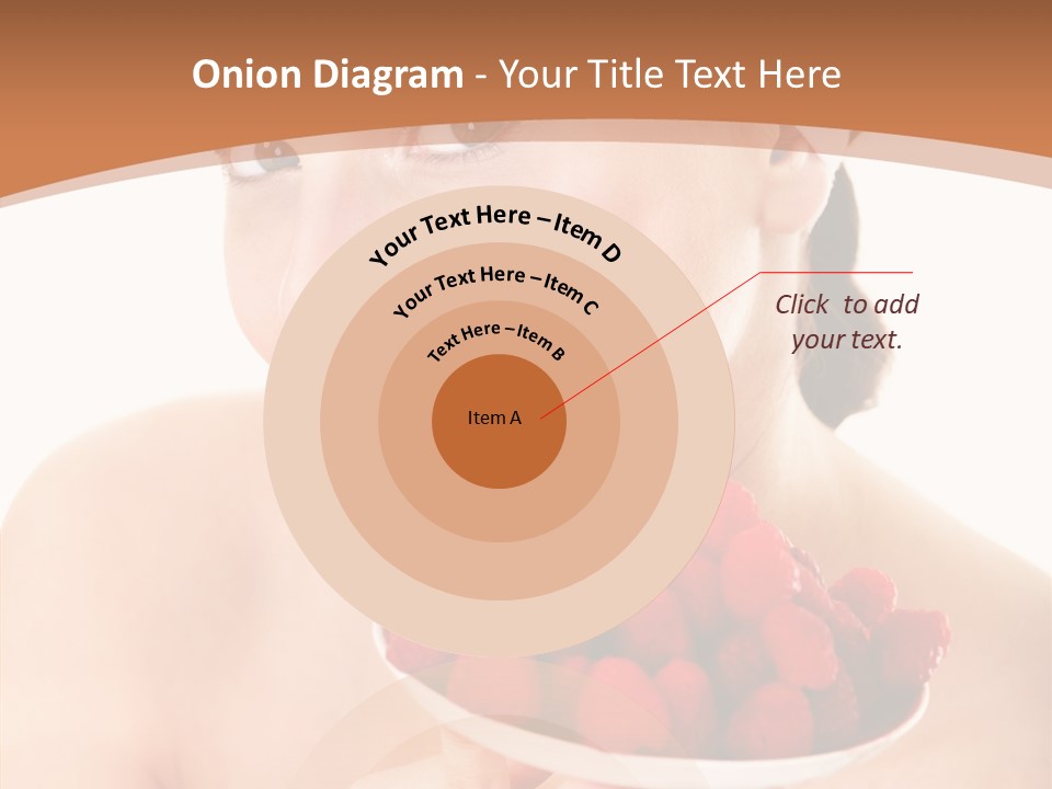 Young Home On White PowerPoint Template