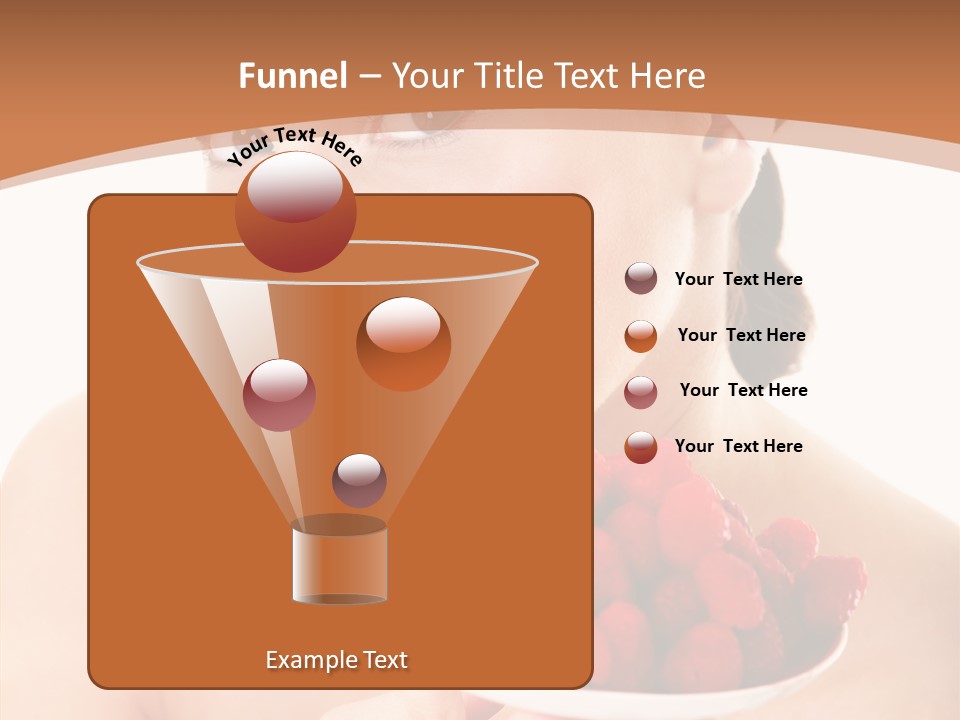 Young Home On White PowerPoint Template