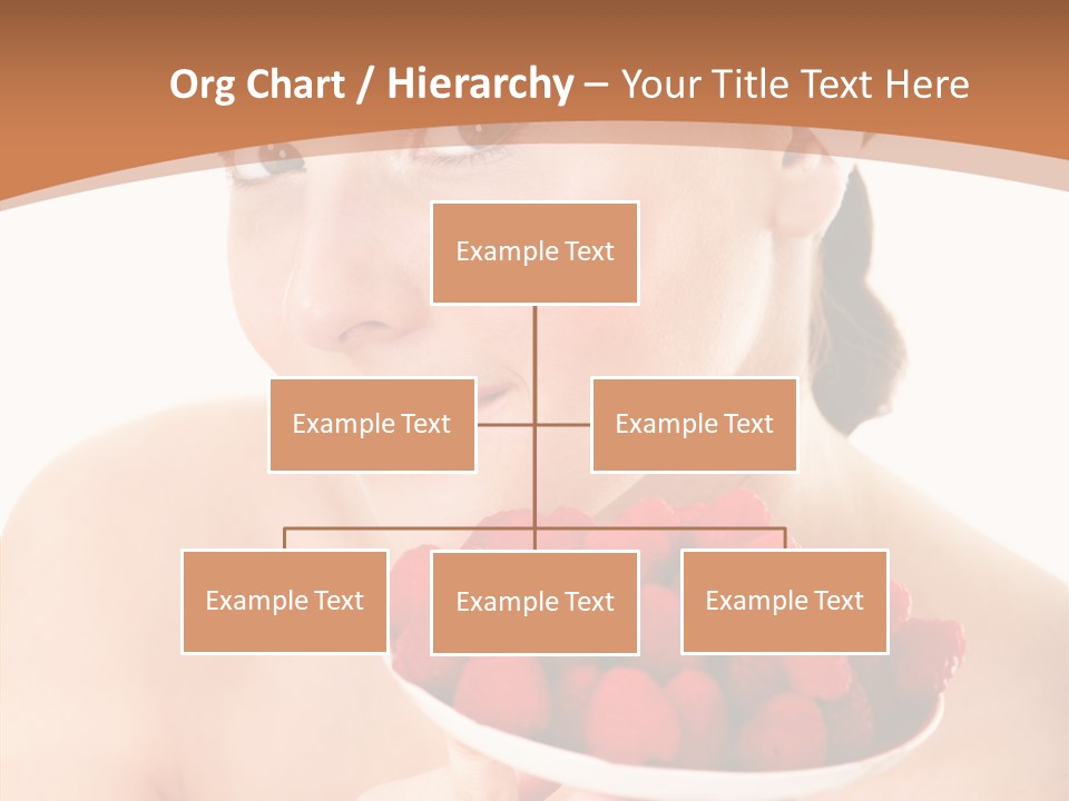 Young Home On White PowerPoint Template