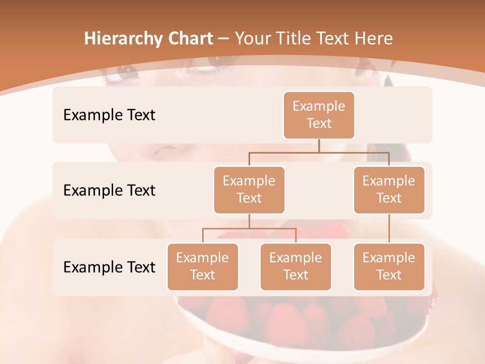 Young Home On White PowerPoint Template
